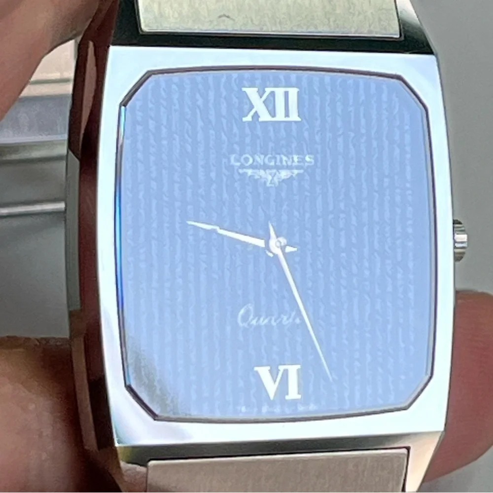 Longines Quartz men’s rectangular Watch (1982) - Picture 5 of 16